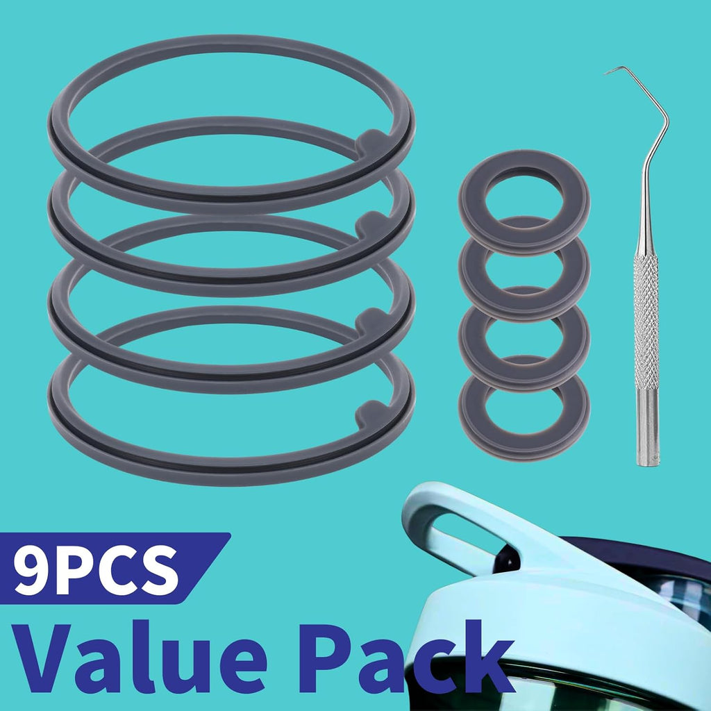 Shaker Bottle Gasket Replacement for Blenderbottle Strada Shaker Cup Stainless Steel Water Bottle，Wire Whisk Bottle Gasket，Compatible with Blender Bottle Strada Protein Shaker Bottle Flip Lid